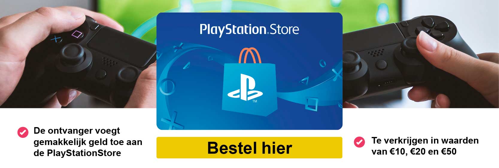 Plakken druk Verbazingwekkend playstation Opwaardeer Cadeaukaart online kopen | Playstation tegoed