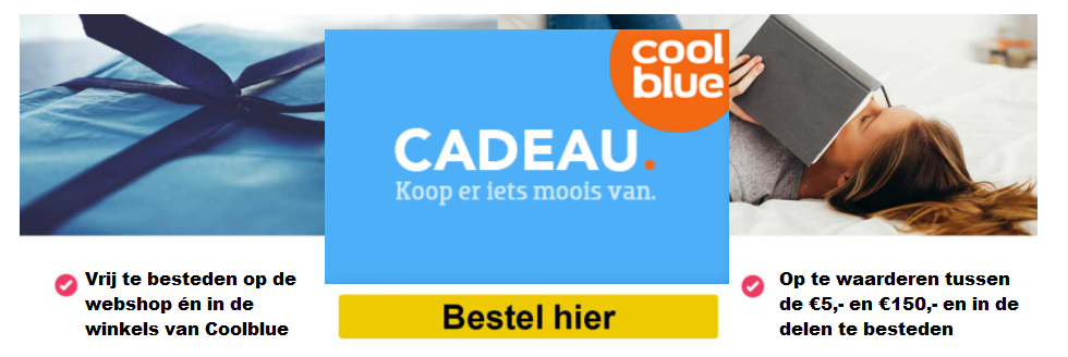kampioen Pennenvriend Kapel Cadeaukaart Coolblue online kopen? | Gratis inpakservice (TIP)