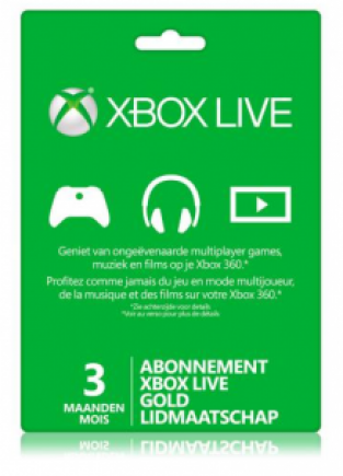 Xbox Cadeaukaart LIVE Gold 3 maanden - Cadeaukaarten , Cadeaubonnen & | Gratis (TIP)